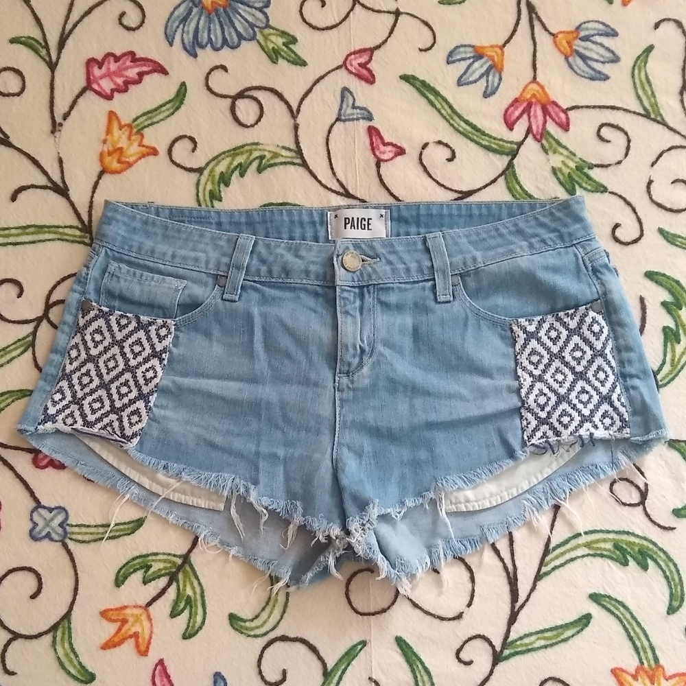 Cut Offs Jean Shorts by Paige Denim